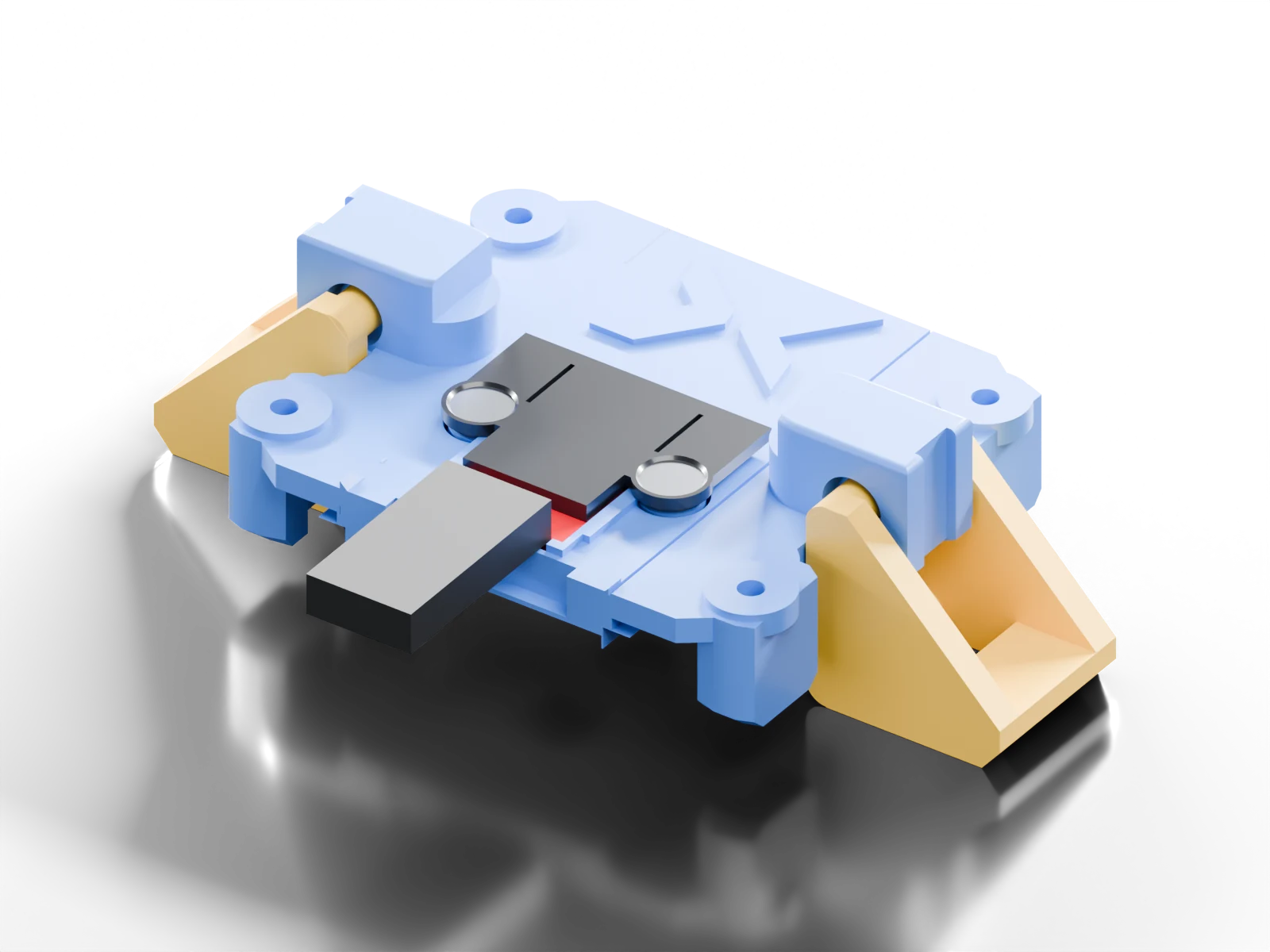 Fit the QRE1113 · CAD render