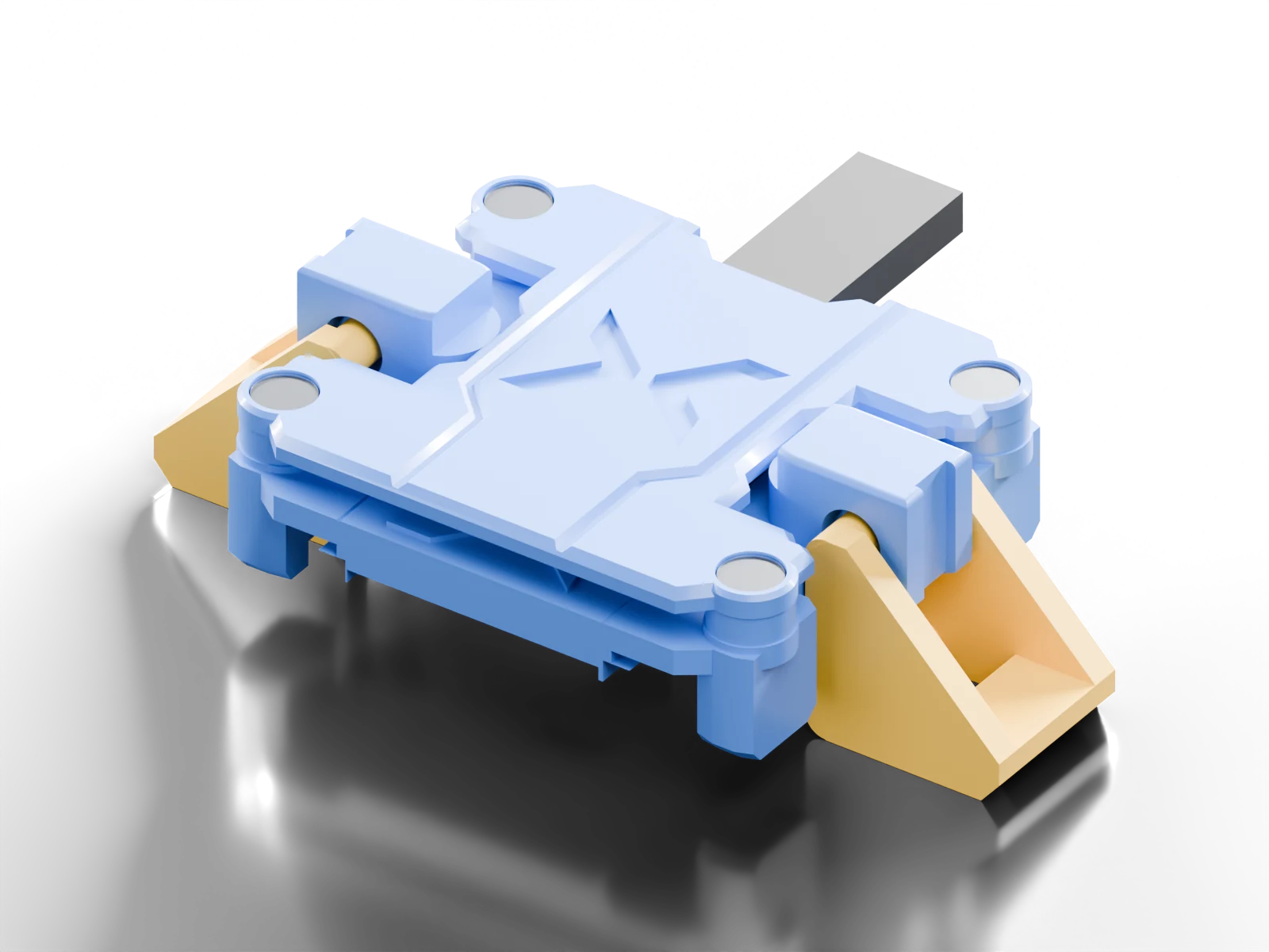 Fit the QRE1113 · CAD render